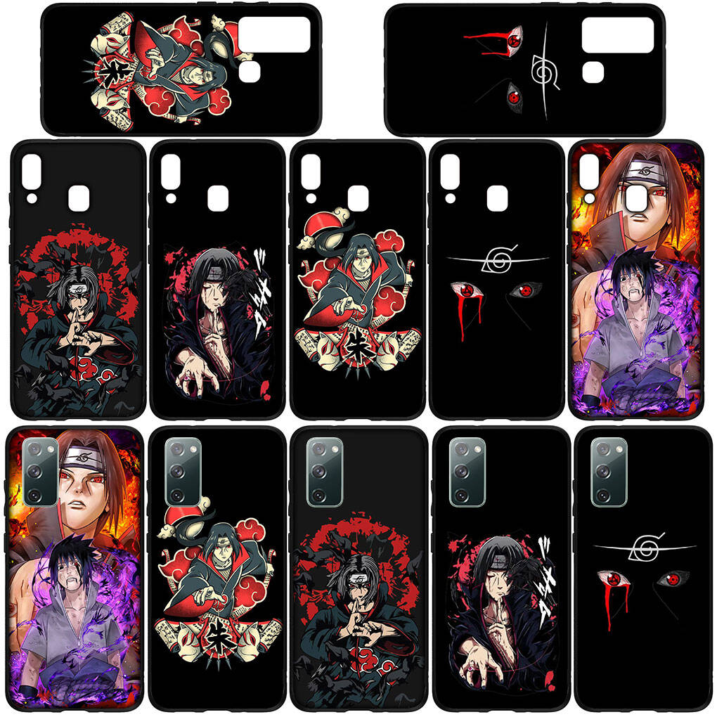 Phone Case for iPhone 17 15 16 Plus XR Redmi Note 14 12 11 13 Pro Max Huawei P30 P20 Lite OPPO A60 A40 A80 A18 Anime Itachi Uchiha Sasuke Naruto Cover