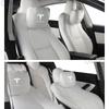 For Tesla Model Y 2020-2025 Suede Headrest Neck Pillow Model 3 2016-2025 Highland  Car Neck Pillow for Traveling Model Y 3