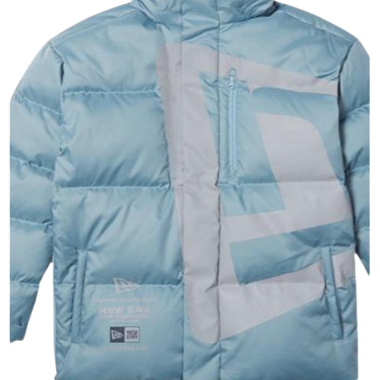 New Era Hooded Long Sleeve Printed Down Jacket American Style Unisex Outerwear 12877420