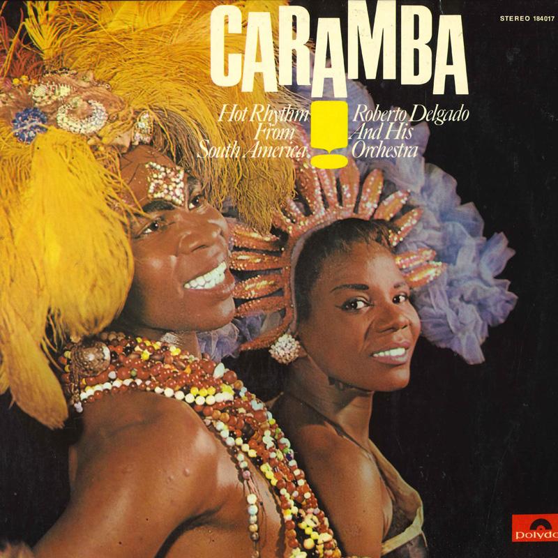 LP Record ROBERTO DELGADO & HIS ORCHESTRA - Caramba! Hot Rhythm From South Amer 184017 POLYDOR 1965 Germany Jazz Used