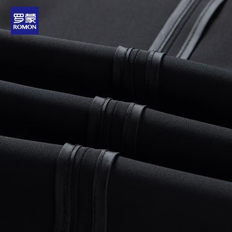 Romon Men's High-Waist Slim Fit Business Suit Pants