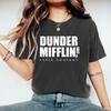 Dunder Mifflin Tişörtü Ofis Hediyesi Dwight Schrute Tişörtü Komik TV Şovu Tişörtü Dunder Mifflin Kağıt Şirketi Unisex Tişörtler Üstler