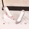 Elegant High Heel Jewelry Organizers Display Stand Fabric Texture for Earrings Rings and Accessories