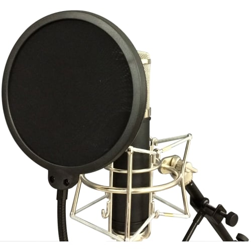SD GAZER PF1 Pop Guard, Pop Blocker, Pop Filter for Vocal Recording, Home Recording, and Streaming - Dual-Layer Construction for Clear Recording, Blac