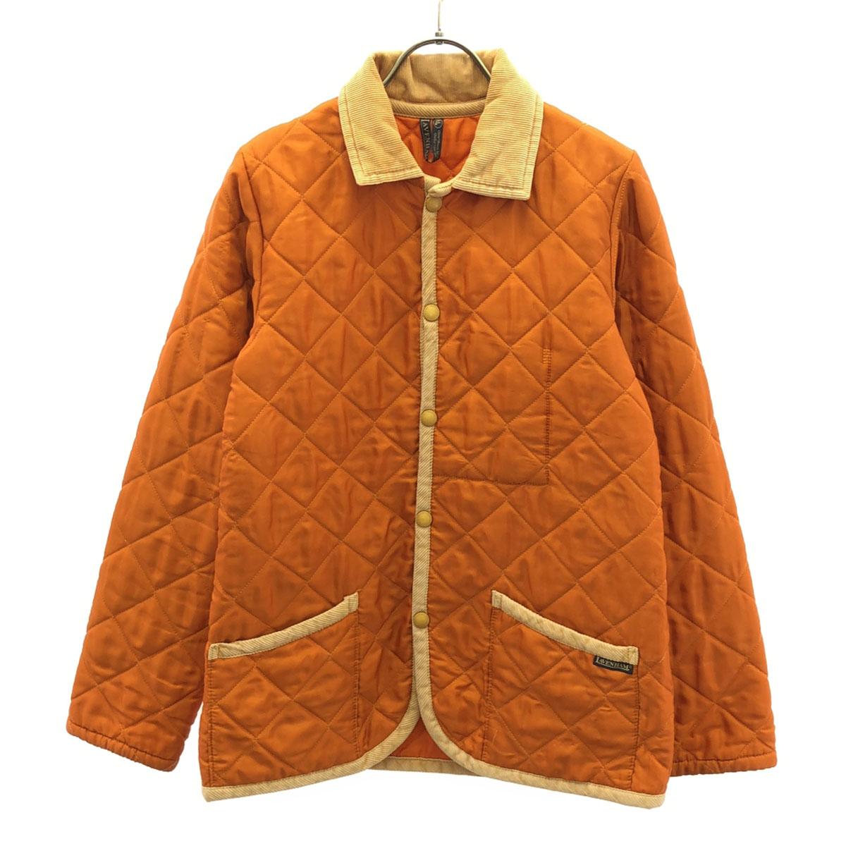 

LAVENHAM Made in the UK Quilted jacket 36 Orange WA-AW03 Women Used