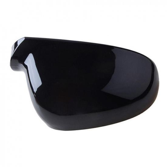 Gloss Black Rear View Side Mirror Cover Cap For VW Golf Rabbit MK5 Jetta 00-09
