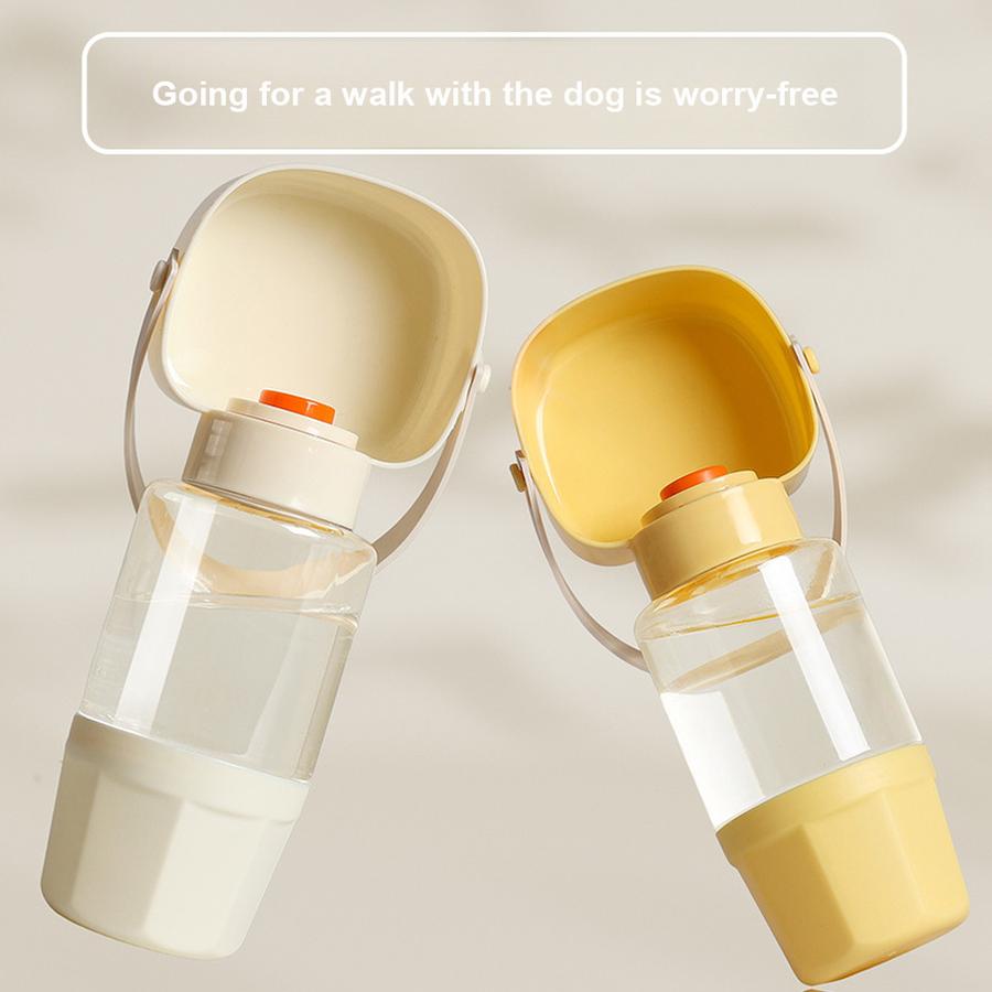 Cat & Dog Travel Cup Companion Cup for Pets, Drinking & Feeding Bottle, Heat Resistant