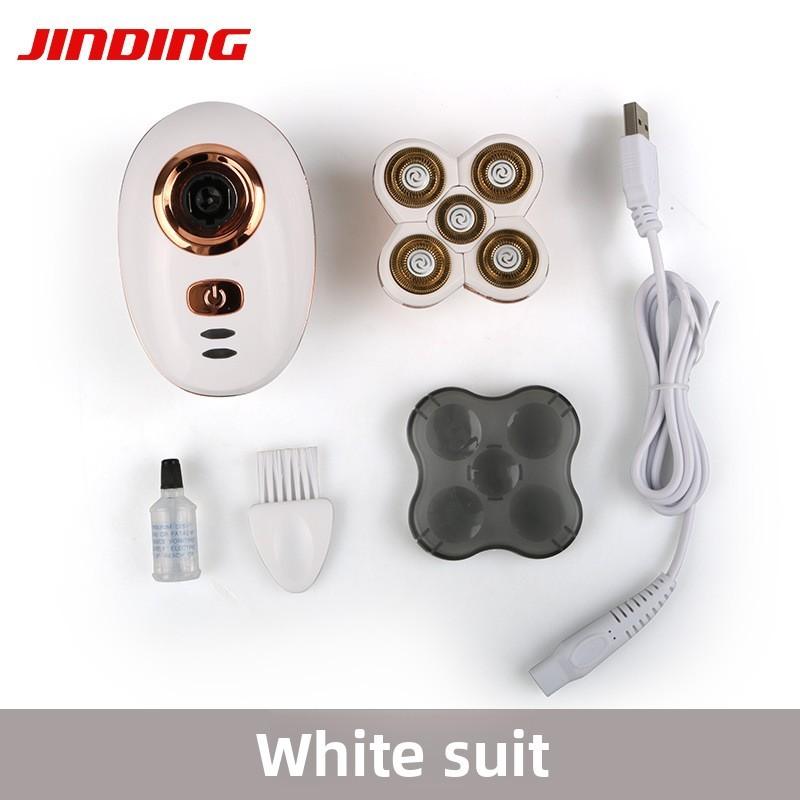 

Electric Shaver Head Shaving Machine Waterproof Rechargeable Five Blade For Women білий