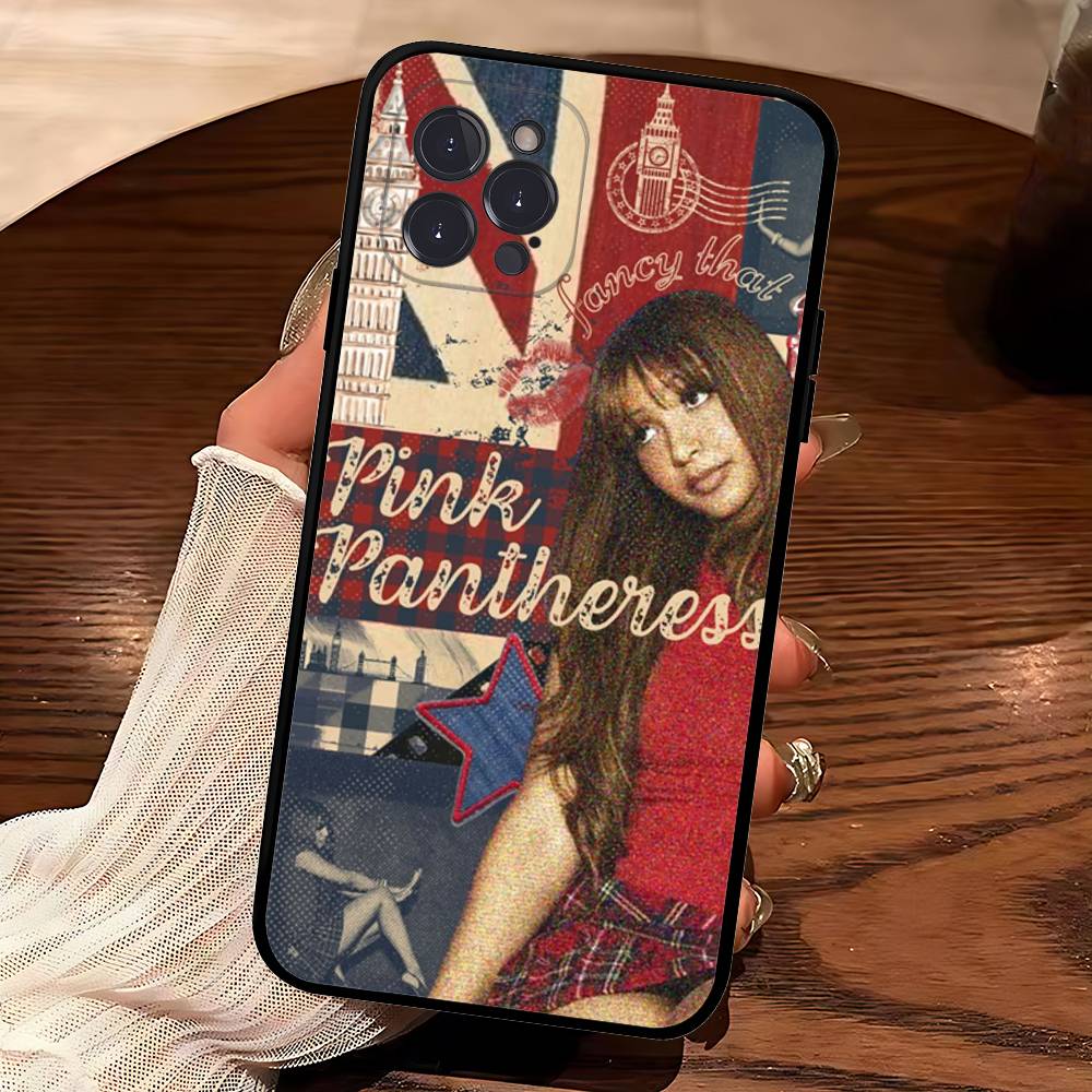 Singer P-Pinkpantheress Phone Case For IPhone 17 16 15 14 13 12 Mini 11 Pro Plus Soft Silicone Cover iPhone 14pro max