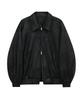 Standarderror 87-Stan009 [Renewal] Standard Blouson Suede Jacket Cracked Black (C Type)