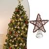 Spiral Star Christmas Tree Ornament Made from Wood and Wire for Charming Holiday Home Decoration and Gatherings