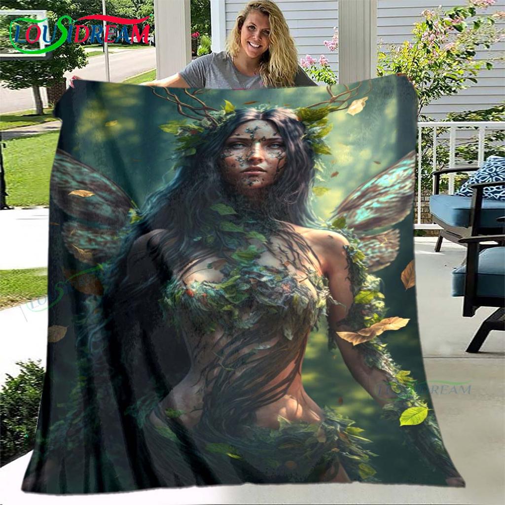 Game Sexy Cartoon Night Elf Soft Blanket Sports Living Room Bedroom Sofa Bed Blanket Gift Travel Office Lunch Break Blanket