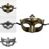 Retro Jazz Flathead Maske Halloween Party Maske Für Männer Antike Halbgesichtsmaske Dekoration
