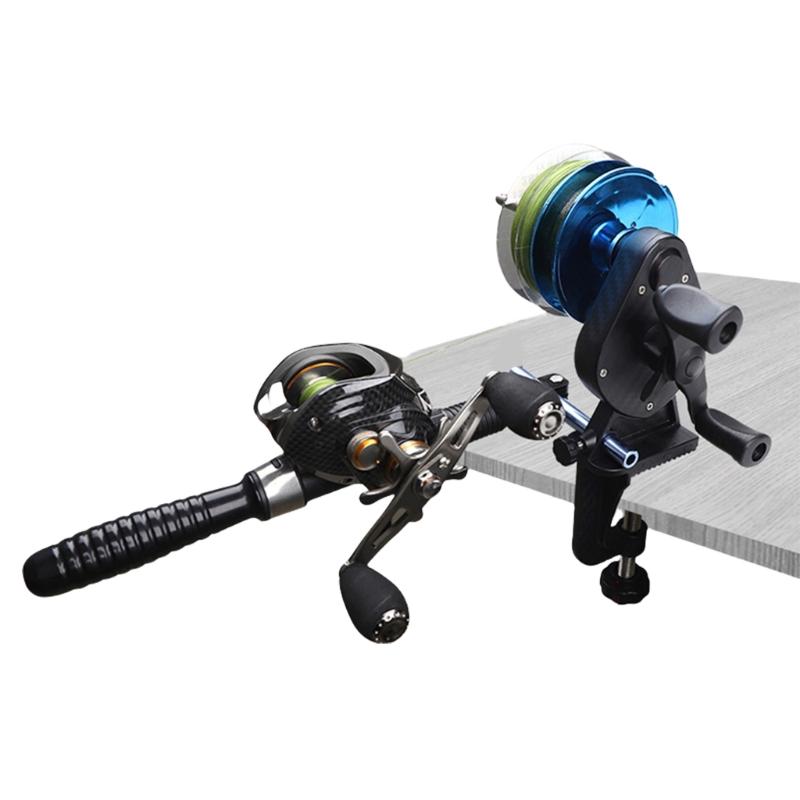 Fishing Line Reel Bidirectioanl Winding Spooler Machine Adjustable Line Spoolers System for Rotating Fishing Reel