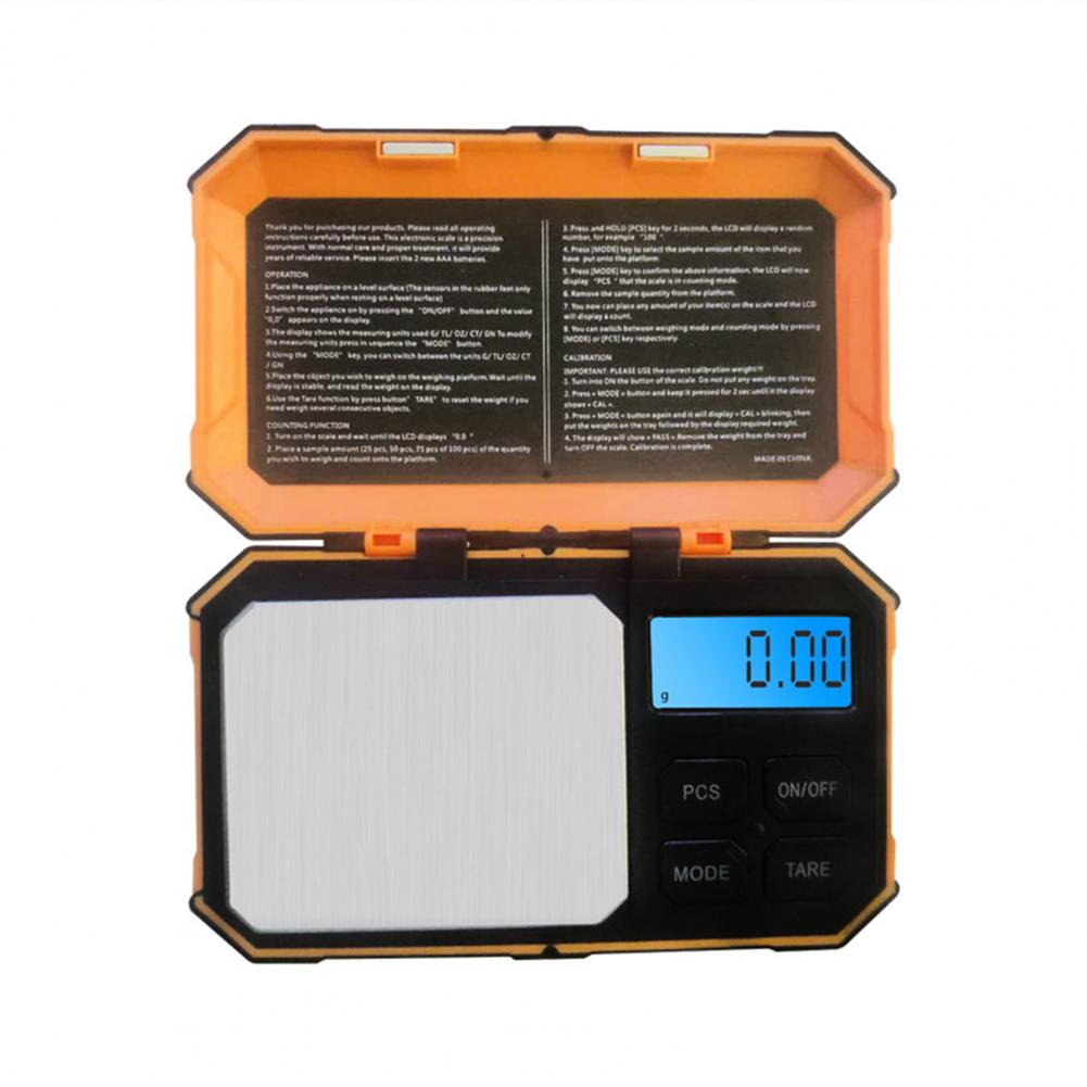 0.01g Digital Jewelry Scale Electronic LCD Display Screen Unit Switch tl/oz/gn/g/ct Kitchen Scale for Rings
