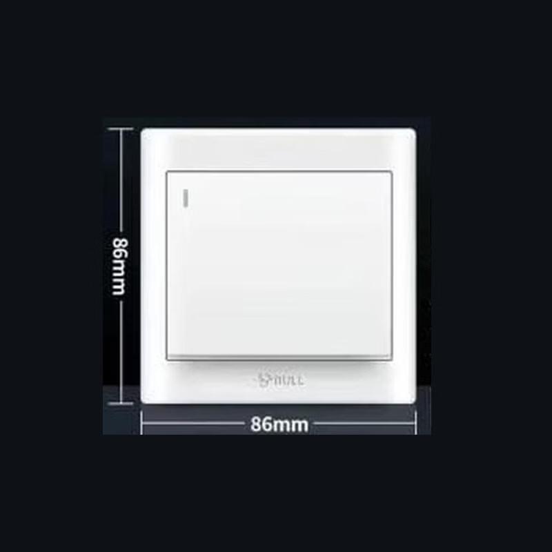 Gongniu 86 Type Dual Control Wall Switch