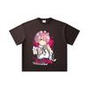 260 GSM Double Yarn 32 Count 100% Cotton ReZero V3 Ram Print Unisex Heavy Cotton T Shirt