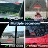 Warning GPS Tracking System Equipped Car Sticker 4x2 Inches Anti-Theft Protect Vehicle Windows Safety Warning Decals Waterproof Door Cling 8 Pack Red
