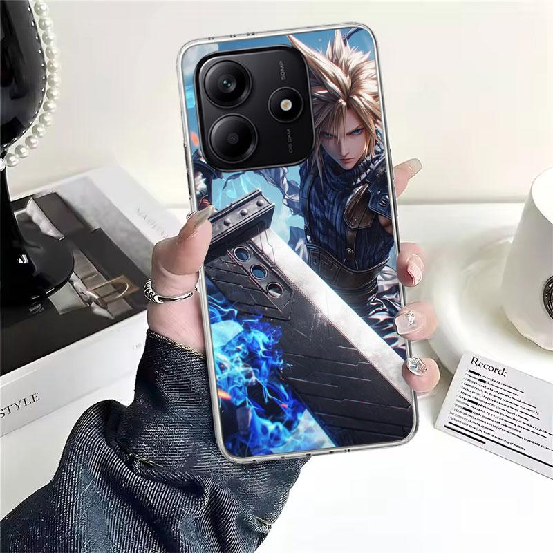 Final Fantasy FF VII Soft Phone Case For Xiaomi Redmi Note 15 14 14S 13 12 Pro Plus 12S 11 11S 11E 10 10S 11T 5G Fundas Coque Re