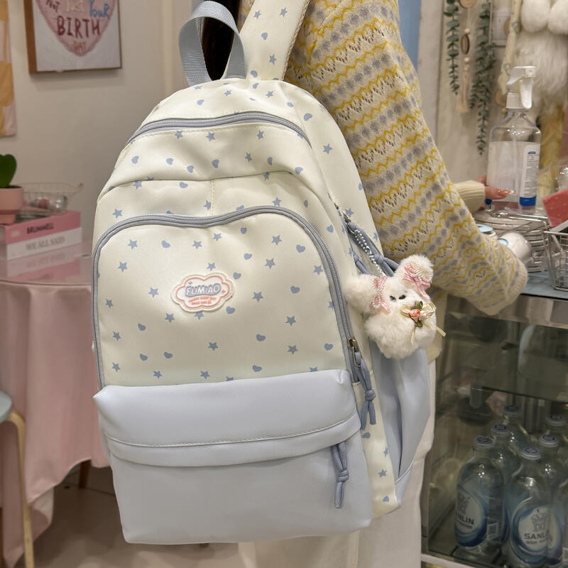 Star Backpack High School Students Light School Bag