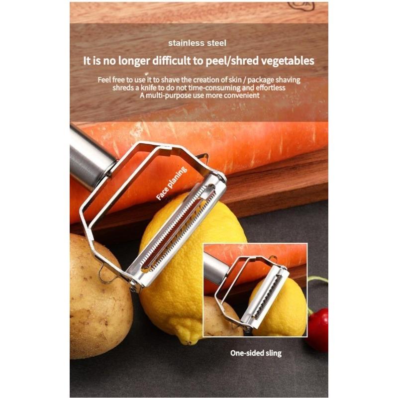High Quality Stainless Steel Potato Cucumber Carrot Grater Julienne Peeler Vegetables Fruit Peeler Vegetable Slicer,Cooking Tools,for The Kitchen