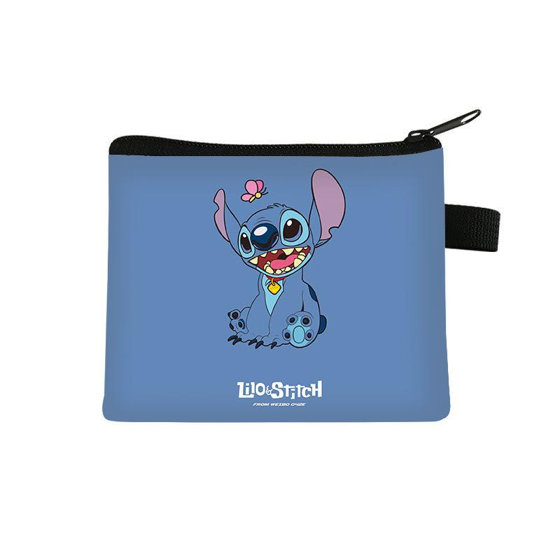 New Stitch Stitch Animation Peripheral Children'S Change Bag Portable Card Bag Coin Key Storage Bag