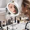 European Style Double-Sided HD Magnifying Makeup Mirror for Bathroom or Dressing Table