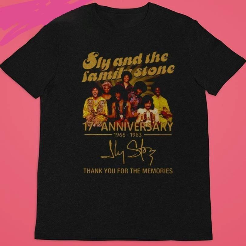 Sly And The Family Stone 17th Anniversary t shirt, Sly And The Family Shirt S