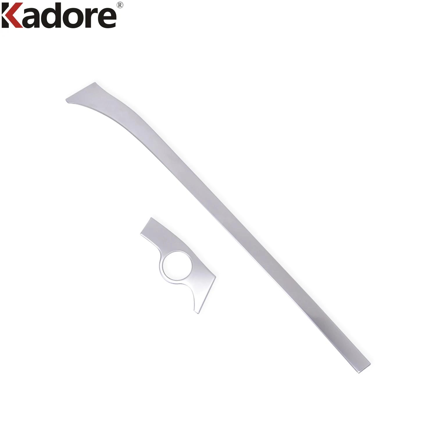 Car Center Console Dashboard Panel Strip Cover Trim For Kia Cerato Forte K3 Stainless Steel Interior Accessories Stainless Steel
