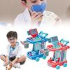 Conjunto de Brinquedo Doutor Infantil Com Caixa de Armazenamento e Estetoscópio Para Presente de Crianças