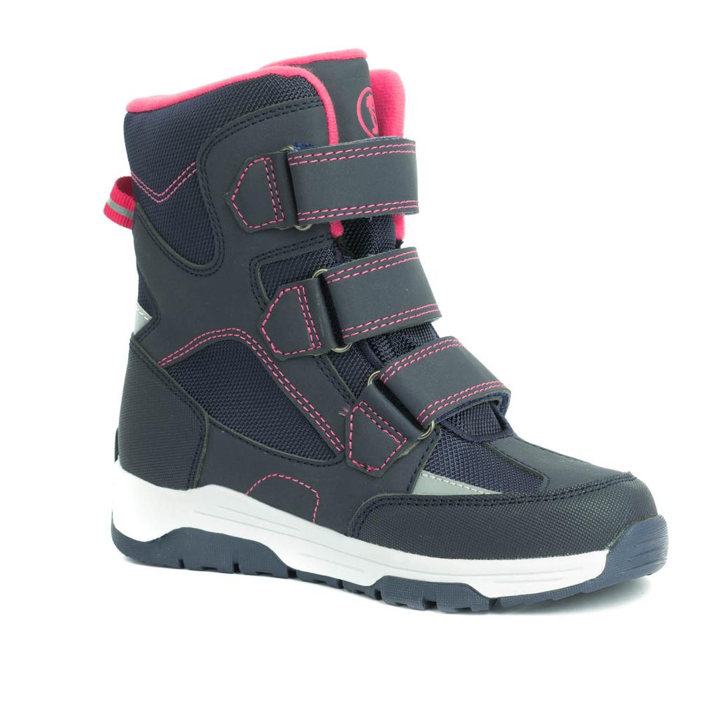 High Winter Boots for Children Trollkids Kids Lofoten Winter Boots Waterproof Grey (159-114)