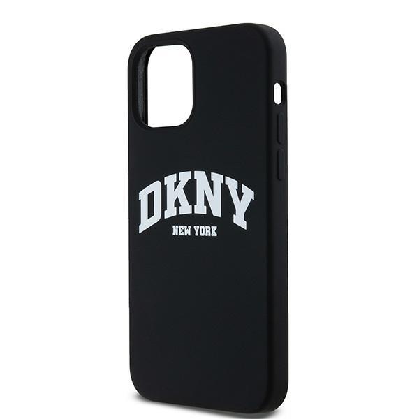 Dkny Dkhmp12Msnyach Iphone 12/12 Pro6.1 Czarny/Black Hardcase Liquid Silicone White Printed Logo Magsafe
