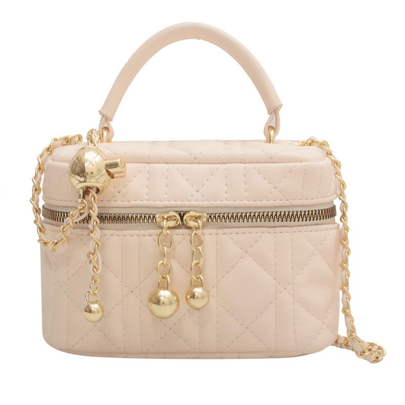 Handheld Small Bag Women's New Solid Color Messenger Bag Versatile Small Square Bag