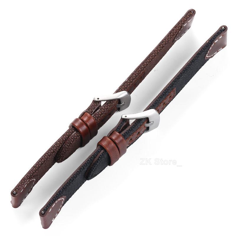 Vintage Nylon Watch Band 20mm 22mm for Seiko Watch Strap for Smart Watch Bracelet Belt Men Women Universal Replacement Bands