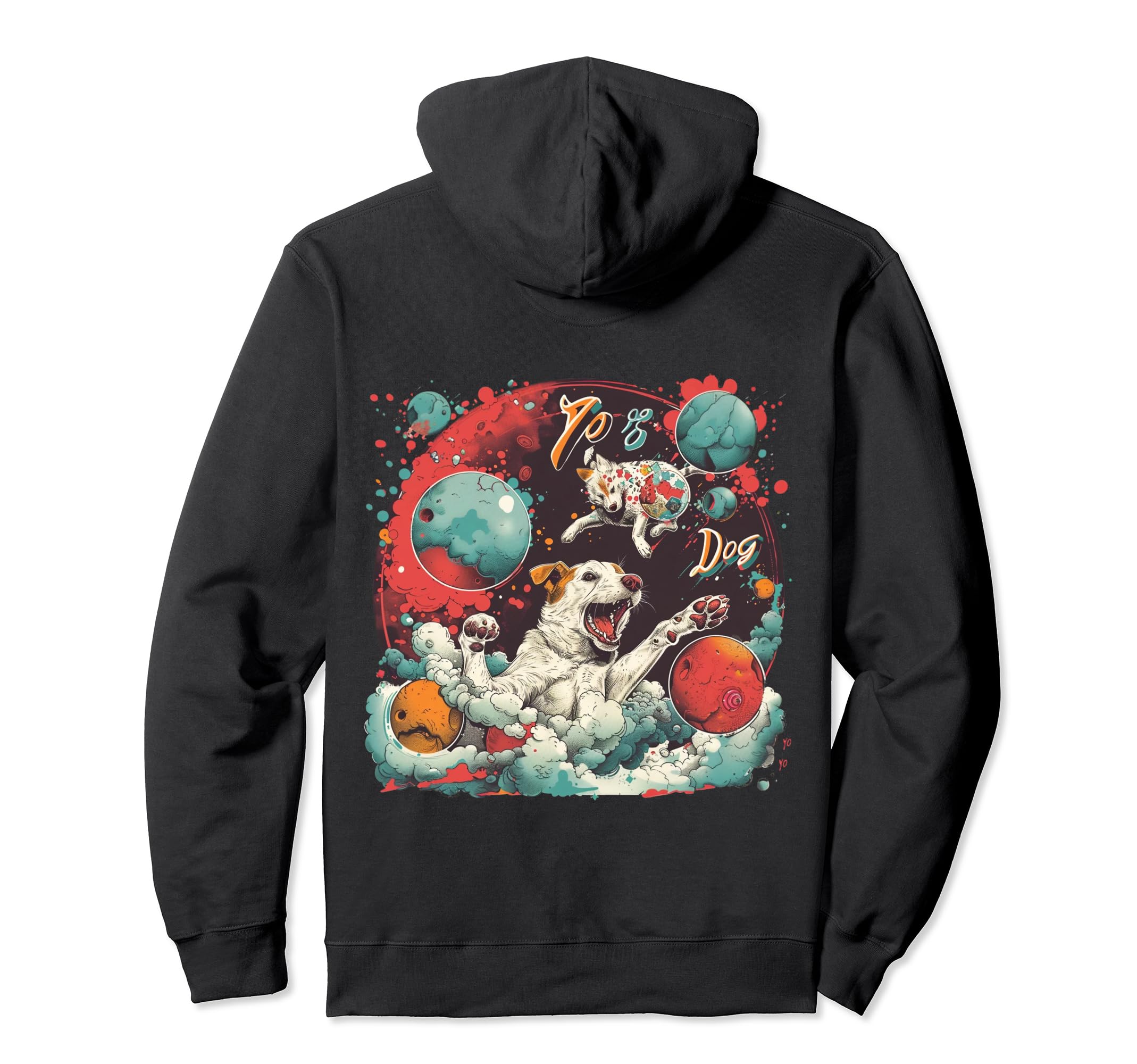 

Charming Dog Fight Hoodie Yo-Yo чёрный