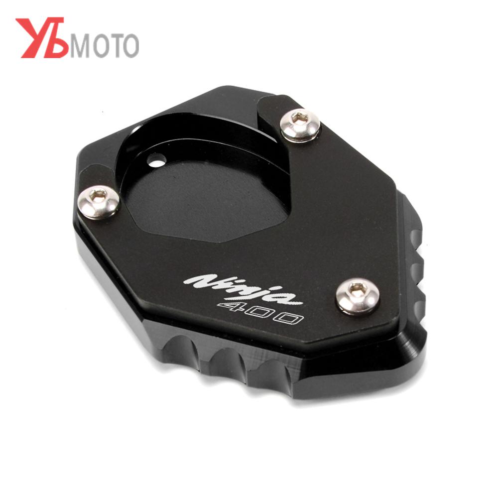 Hodí se pro KAWASAKI VERSYS 650 Z400 NINJA 400 2022 Zvětšovací hliníkový stojan na motocykly Prodloužení bočního stojanu s