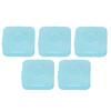  Pcs Small Plastic Box Transparent Blue Multifunctional Dust Prevention Clear Container for Handicr
