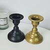 2x Iron Candles Stick Holder Candle Stand Simple Candle Holder for Pillar