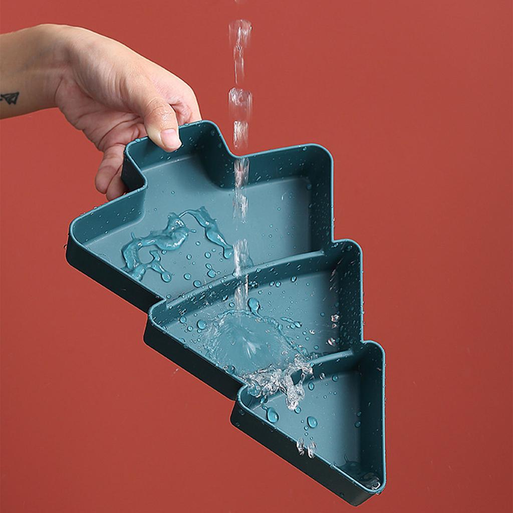 Świąteczny Półmisek na Przekąski z Przegródkami Plastikowa Patera na Cukierki na Dekoracje Imprezowe i do Przechowywania Orzechów