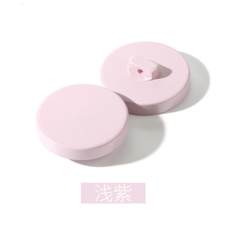 

Смоляные пальто тренчкот пуговицы круглые утолщенные мужская и женская одежда пуговицы пальто детские топы свитер костюм пуговицы Taro Purple * 24L = 15.0 MM * Round