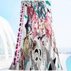 anime dark P-Puella Magi M-Madokas M-Magicas Microfiber Printed Beach Towel Mountain Climbing Beach Swimming Running Absorbent Towel