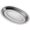 Jingqingfu 304 Rostfritt Stål Oval Serveringsfat