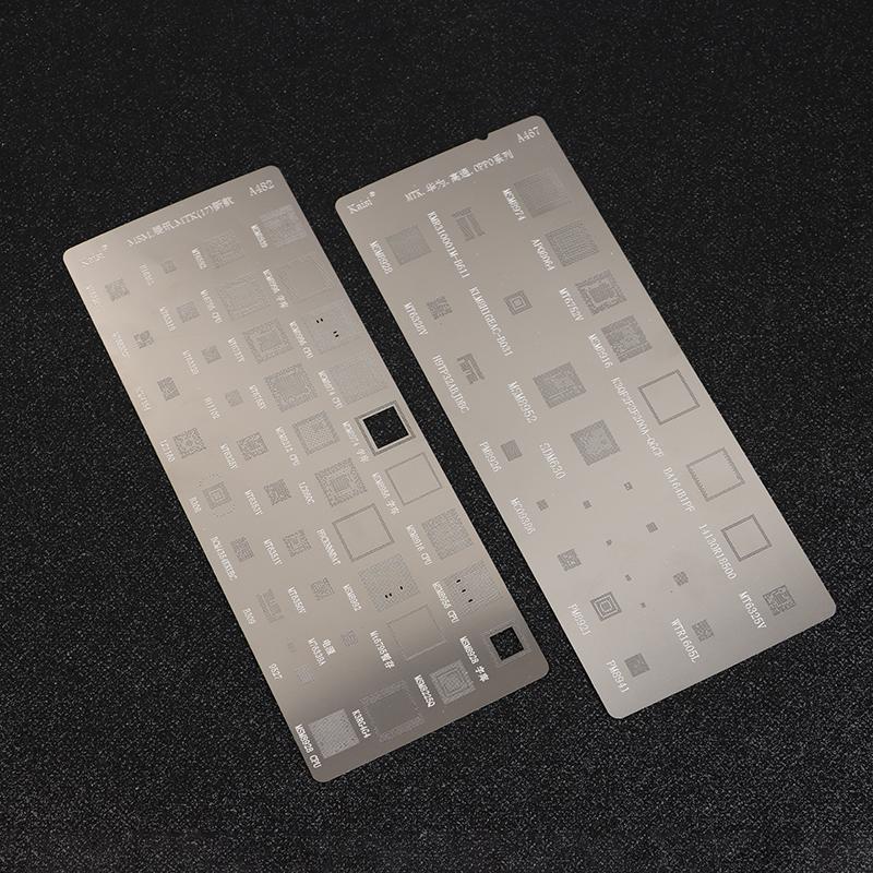 4Pcs Universal Bga Reballing Stencil For Mtk Msm Cpu Pm Power Ic Planting Soldering Net