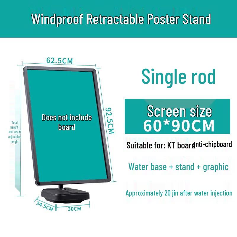 Lilang Windproof Outdoor Poster Display Stand