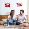 Valentine's Day Photo Frame Heart Felt Photo Frame Romantic Photo Frames Holiday Wall Decoration for Marriage Proposal Honeymoon