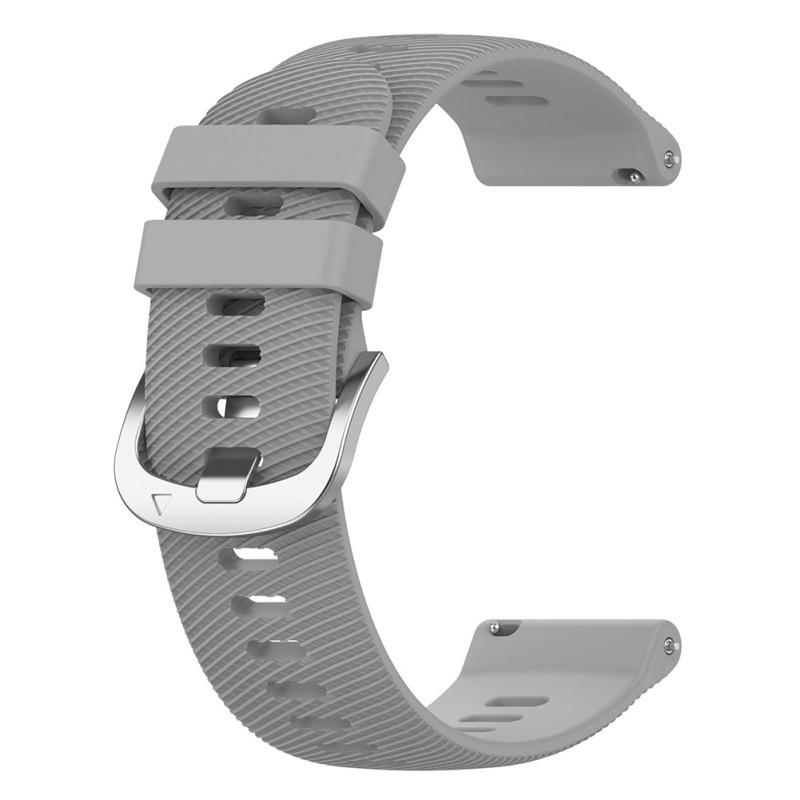 Schnellverschluss Uhrenarmband Kompatibel für Garmin Forerunner255s 18mm Krokodilmusterband Edelstahl