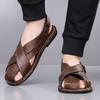 Fashion New Summer Men's Sandals Fashion Designer Style Leisure Party Daily Street Walking Business Office Flat and Comfortable Shoes