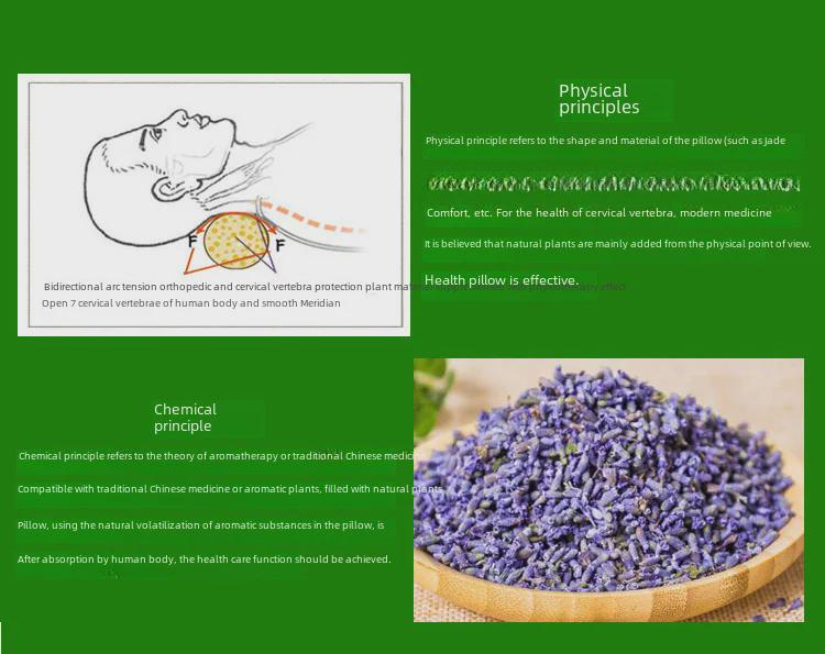 Cylindrical Bamboo Charcoal Cervical Pillow with Linen and Moxa for Neck Support