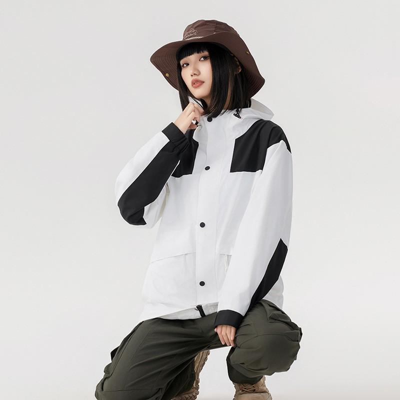 Removable Down Liner Jacket Men Women Waterproof Windproof Outdoor Travel Coat With Detachable Hood