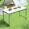 Portable Aluminum Folding Table - Multifunctional Dining, Study, or Outdoor Use